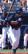 (1)Suzuki hits single to left